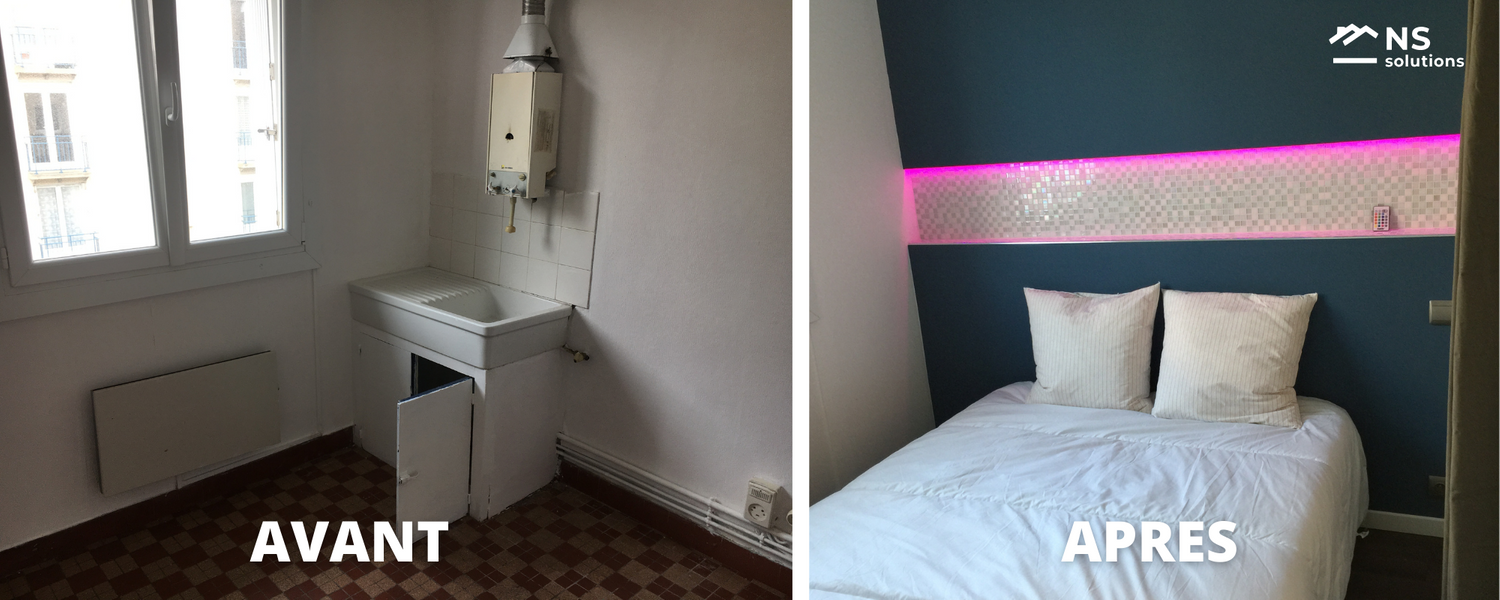 Le Tourbie - Transformation Cuisine / Chambre